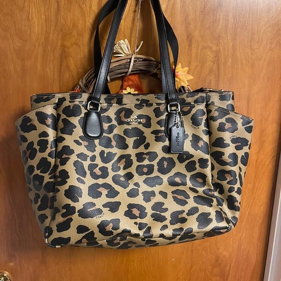Coach Leopard Baby Bag - Picture 2 of 2